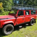 Land rover defender 110 comes with $1,000's of new parts to install.