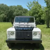 land rover defender 110 Csw 1986 fire and ice recreation.