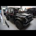 Land Rover Defender 110 Left Hand Drive Black on Black in Texas