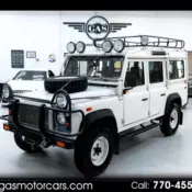 Land Rover Defender 110 White with 100009 Miles, for sale!