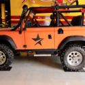 LAND ROVER DEFENDER 88 Custom Build Convertible Pickup Truck Orange FUN and RARE