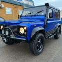 LAND ROVER DEFENDER 90 200TDi CSW ESTORIL BLUE RHD EXTENSIVE REBUILD