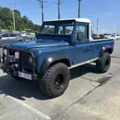 Land Rover Defender Classic Pickup Truck Galvanized Chassis