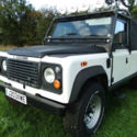 Land Rover Defender white Beach Truck