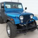 LIFTED CJ-7 WITH V8 ENGINE, HARD TOP AND MANUAL TRANSMISSION