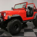 LIFTED VIPER RED CJ7, PROMAR 258 I6, 5-SPEED, DANA 30 FRNT, LOCKER REAR, 35&quot;!!!