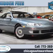 Light Green Lexus SC 400 8 Cylinder Engine