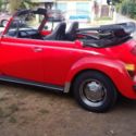 L@@K &#034;NO RESERVE&#034; KARMANN 1978 VW SUPER BETTLE CONVERTIBLE, OVAL KOMBI WESTY BUG