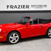 LOVELY well serviced 911/964 C4 Cabriolet RED/BLACK