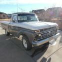 Low mile 1966 Ford F 100 Short bed (6 1/2 foot) Originally a 6 cyl. 4 spd.