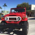 Low Mileage Red Soft Top 1975 LandCruiser