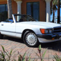 LOW ORIGINAL MILES GARAGED BRIGHT WHITE 560SL HARDTOP+NEW SOFTOP 560 Series CLEA
