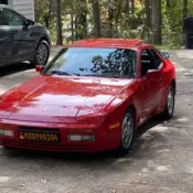 LOW RESERVE!!!! Beautiful Red 1987 Porsche 944 turbo Porsche 951 5 spd
