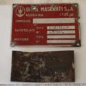 MASERATI 450S REPLICA CHASSIS, CHASSIS PLATE #AM107398, AND CALIFORNIA TITLE