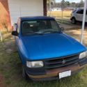 Mazda B2300 Pickup Standard Cab Blue with bedliner