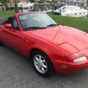 MAZDA MIATA MX-5, Red with Black Interior, Manual