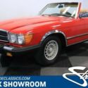 MB Benz 380 SL V8 Auto Classic Vintage Collector European German Red Tan Convert