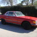 MERCEDES 1973 450 SL WITH HARDTOP RUNNING FOR RESTORING MODEL 107 EARLY CAR