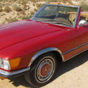 MERCEDES 1973 450SL CONVERTIBLE RUST FREE CALIFORNIA BEAUTIFUL COND SHORT BUMPER