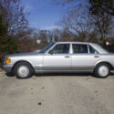 Mercedes 1987 300SDL Low Miles Beautiful Silver long body sedan.