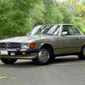 Mercedes 1987 560 sl with euro headlights