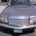 MERCEDES 350SD TURBO DIESEL 1991 TAUPE WITH TAN LEATHER INTERIOR W126