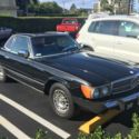 Mercedes 380SL BLACK Convertible w/ hardtop. 48,721 original miles.
