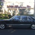 Mercedes 560 SEL  sedan 126 body Black on Black