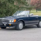 Mercedes 560SL roadster with two tops, only 2 owners and garaged its whole life