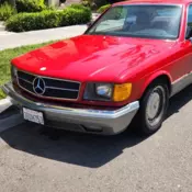 MERCEDES BENZ 1983 W126 380 SEC