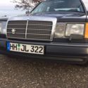 Mercedes Benz 1991 300E W124 300 Series Sedan Dark Gray Metallic on Gray Leather