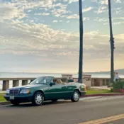 Mercedes-Benz, 1994 E320 Cabriolet, Malachite Green Metallic over Beige Leather