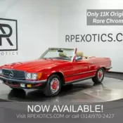 Mercedes-Benz 380-Class Red with 11384 Miles, for sale!