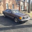 Mercedes-Benz 380 SEC rare car, #780 of the around total 1700 380 SEC's imported