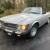 Mercedes-Benz 380SL 1984 Convertible with removable hardtop