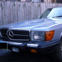 Mercedes Benz 380SL  both tops