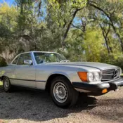 Mercedes Benz 450 SL Roadster Soft-Top Convertible with Matching Hard Top