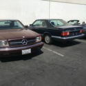 Mercedes Benz 560 SEC 1986 and 500 SEC 1985 - 2cars for one price -