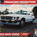 Mercedes-Benz 560 Series ONE Owner  White with 48,237 Miles, for sale!