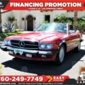 Mercedes-Benz 560 Series Red with 66,984 Miles, for sale!