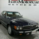 mercedes benz 560 sl sl560 560sl convertible cabriolet used 88 89 blue palomino