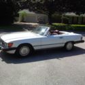 Mercedes Benz 560SL convertible and also includes white hard top