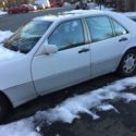 mercedes-benz Classic 300SE 1992 Mobile Phone, B/tooth. White exterior/ Grey int