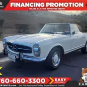 Mercedes-Benz SL 230 White with 40,668 Miles, for sale!