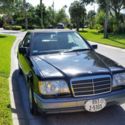 Mercedes E-320 Convertible black/grey leather interior