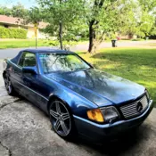 Mercedes Sl 300 1990 Blue