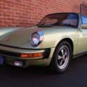 metallic green targa 1 owner california with original blue and yellow plates