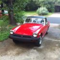 MG Midget 1976 convertible. Fun to drive, well kept by longtime owner