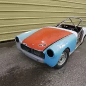 MG Midget race car roller