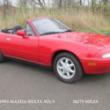 Miata convertible red low miles one owner
